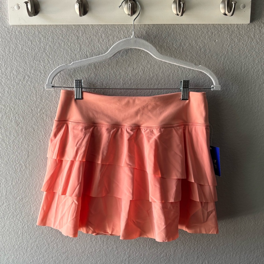 JoyLab Coral Tiered Tennis Skirt